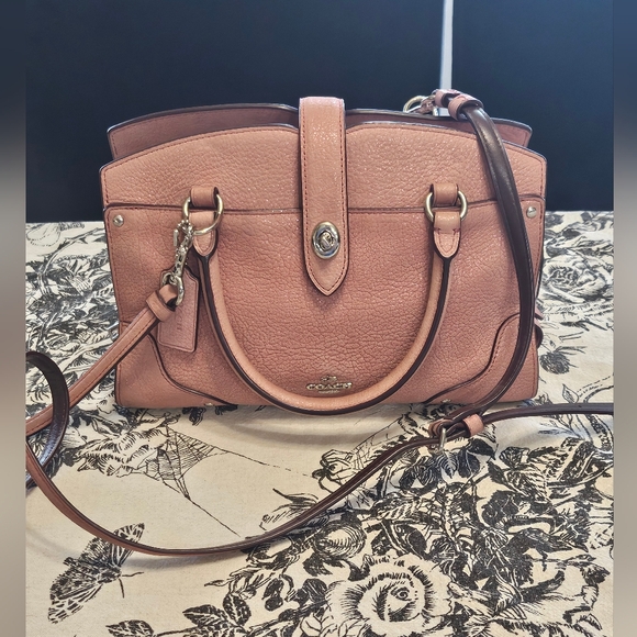 Coach Mercer 24 Satchel in Shimmer Rose - Picture 1 of 16